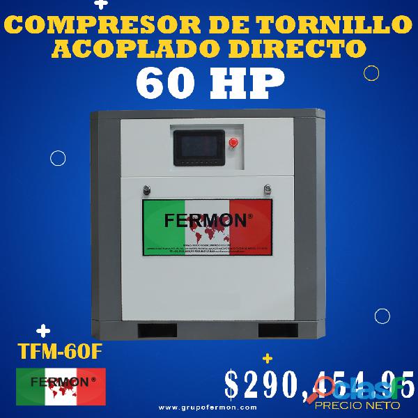 COMPRESOR DE TORNILLO ACOPLADO DIRECTO 60HP