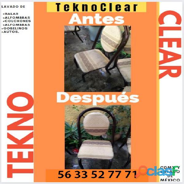 TeknoClear lavado de salas, colchones, alfombras, sillas,