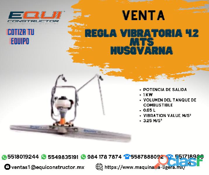 VENTA REGLA VIBRATORIA 4.2 MTS