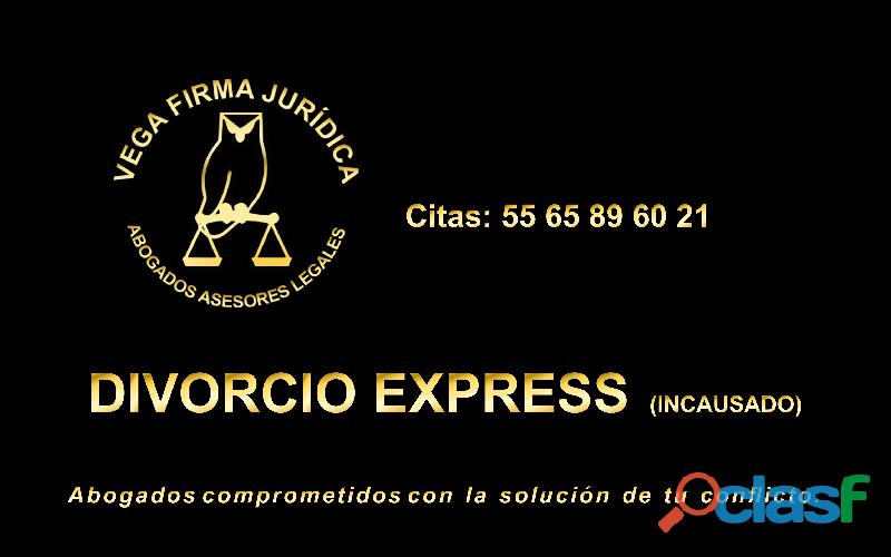 DIVORCIO EXPRESS ASESORIA LEGAL 55 65 89 60 21