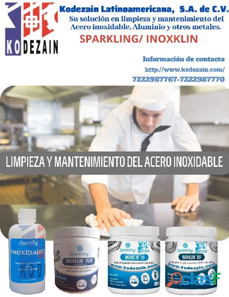 LIMPIEZA DEL ACERO INOXIDABLE/ SPARKLING/ INOXKLIN/ SP