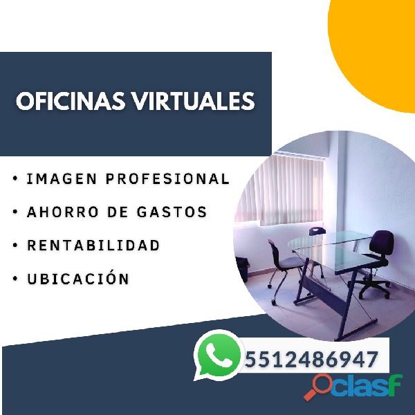 OFICINAS VIRTUALES PARA RENTAR AL MES