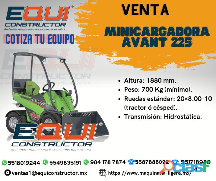 Venta minicargadora avant