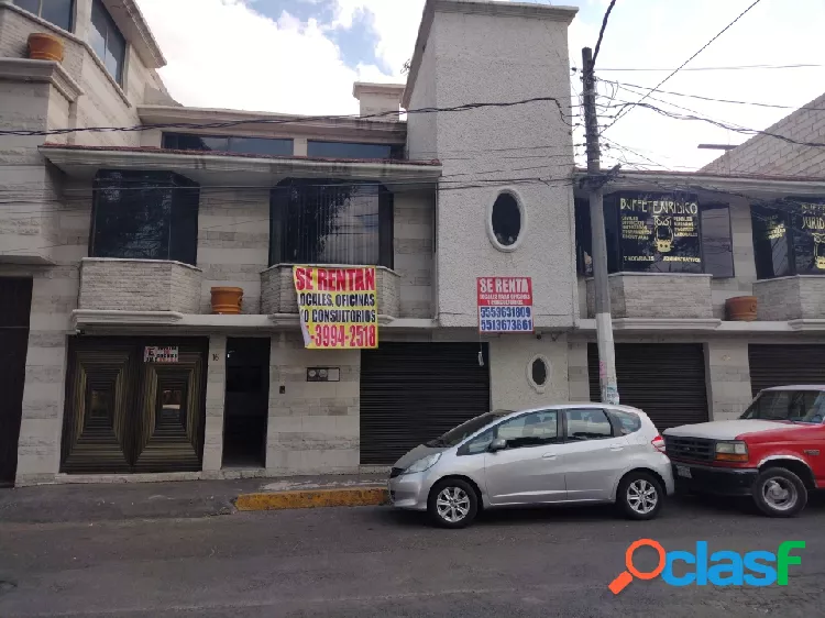 Renta de Oficinas/Consultorios en Acatlán Naucalpan