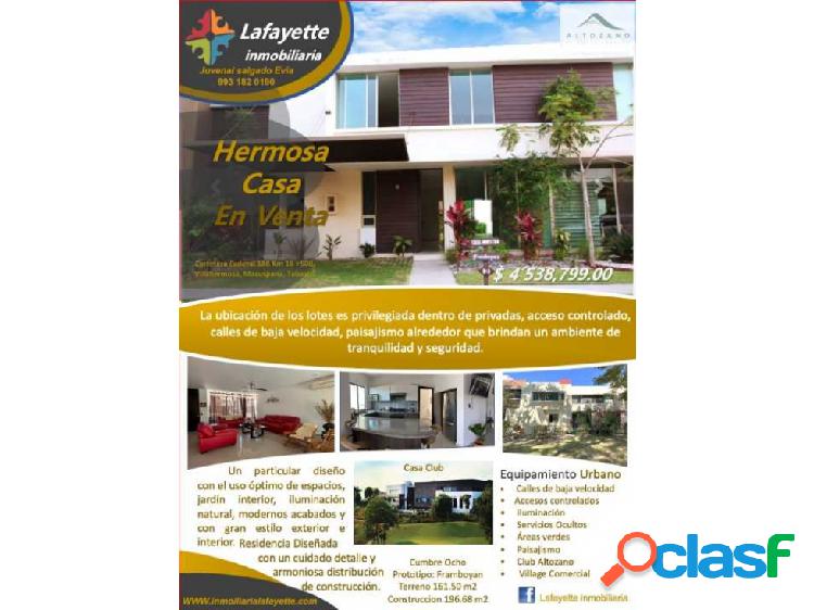 Casa en Venta, Cumbre Ocho, Altozano, Villahermosa