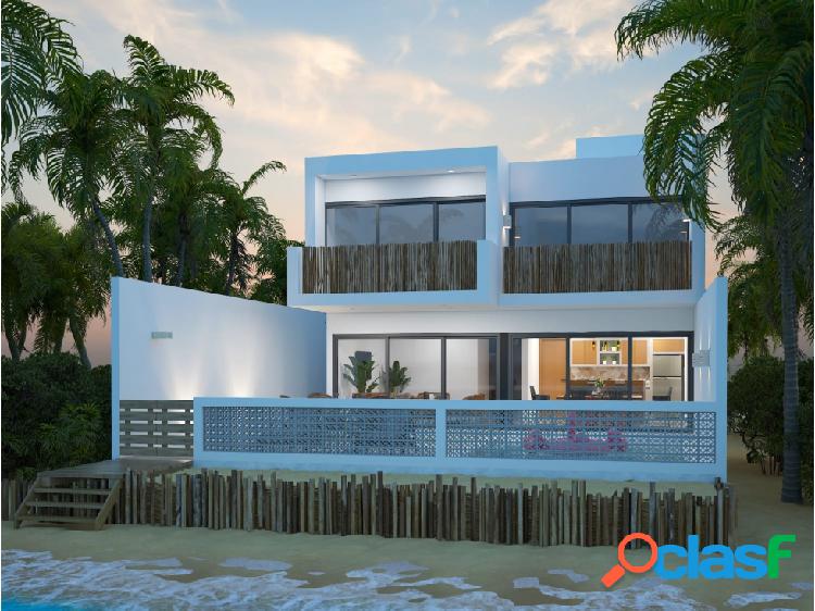Casa frente al mar, de 3 habitaciones en Yucatán