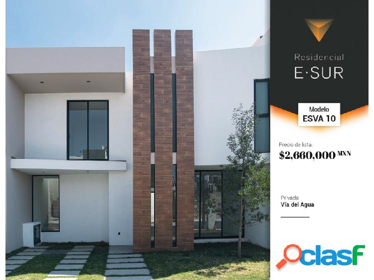 Casas E10: 3 recamaras Residencial E-SUR, en Pachuca 151m2