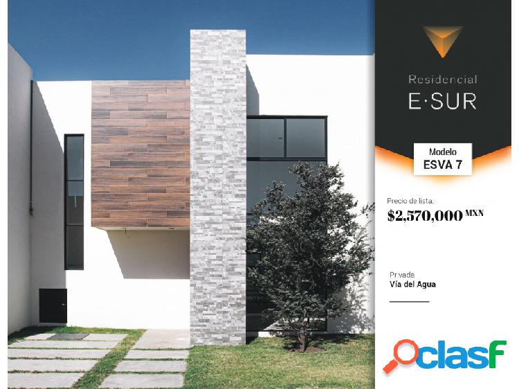 Casas E7: 3 recamaras, Residencial E-SUR