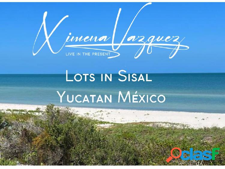 Lotes en Sisal Pueblo Magico de Yucatan estado más seguro