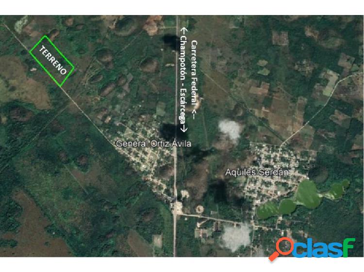 Venta Terreno 18 Has cerquita de poblado