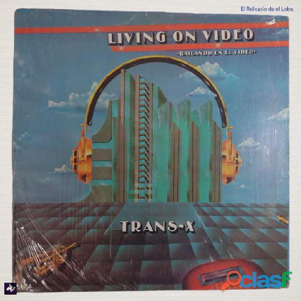 Vinilo EP Living on Video Trans X 1983 Hecho en México