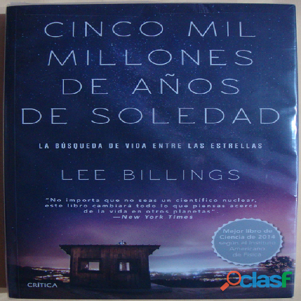 Cinco mil millones de años de soledad, Lee Billings, libro
