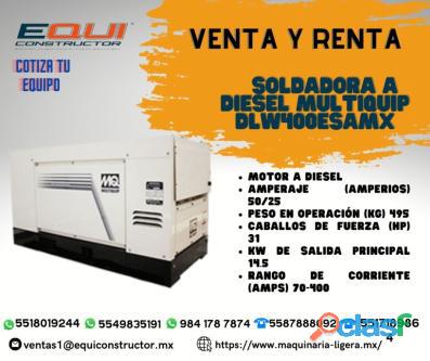 SOLDADORA A DIESEL MULTIQUIP DLW400ESAMX