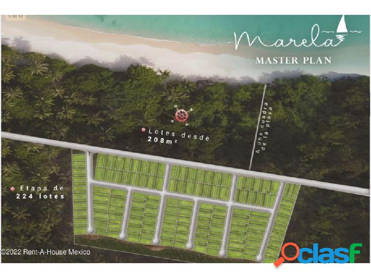 Terreno de playa en venta en Celestun RT 22-4199