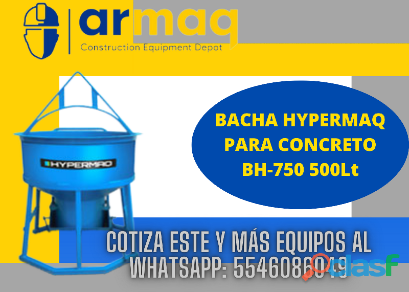 BACHA PARA CONCRETO BH 750 500Lt