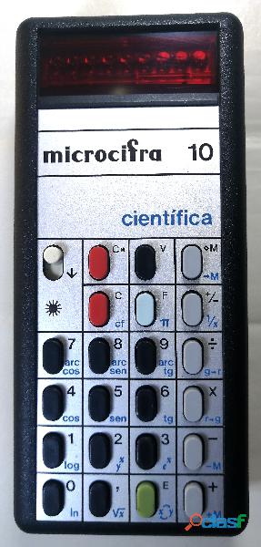 Calculadora Científica Microcifra 10 Antigua, para