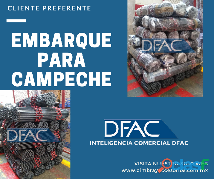 CIMBRA DFAC CDMX / MOÑOS / SEPARADORES / TIRANTES