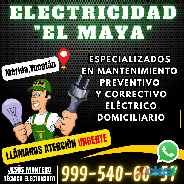 ELECTRICISTA EN MÉRIDA YUCATÁN