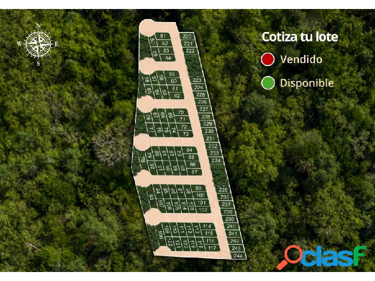 Lotes en venta PALMAVISTA Chicxulub,Yucatán | ENTREGA 2025