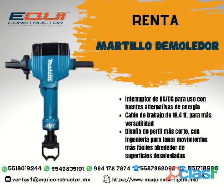Renta "Martillo Demoledor".