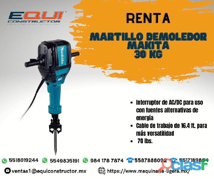 Renta Martillo Demoledor Makita, Puebla