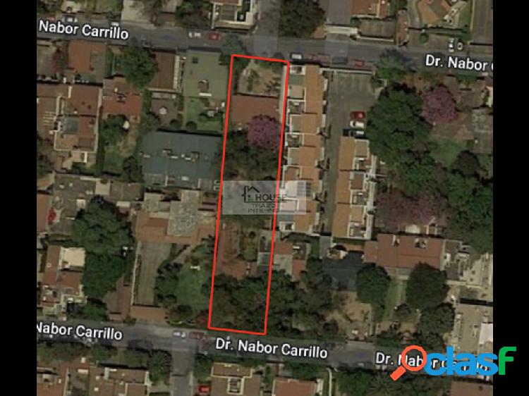 Terreno 1,076 m2 - Nabor Carrillo