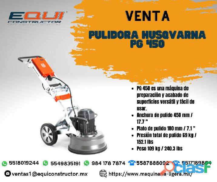 Venta de Pulidora HUSQVARNA PG450 en Ecatepec de Morelos