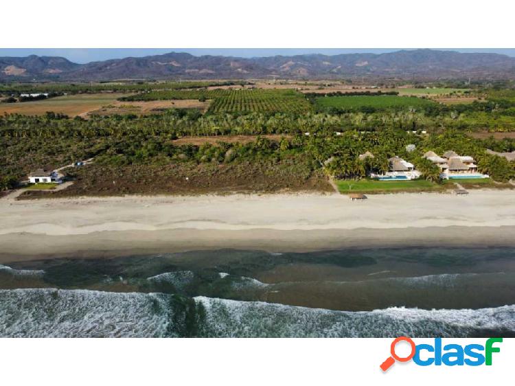 Puerto Escondido Oaxaca/Rancho las Mantas 7018 m²/Frente de