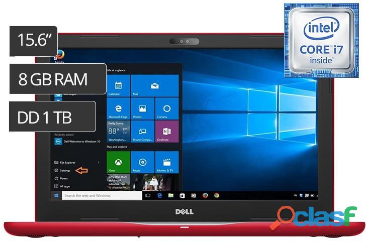 Laptop Dell Inspiron 15 Series 5000 Color Rojo $14,500.00