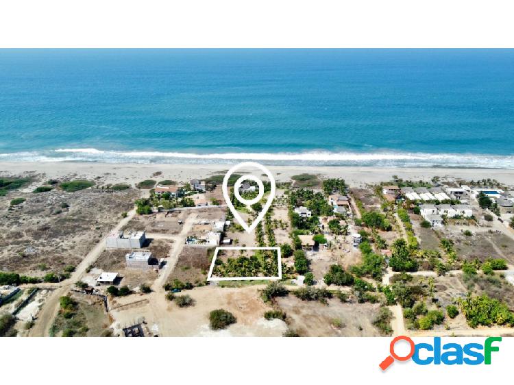 Barra Colotepec / 1000 m2 / acesso directo a la playa