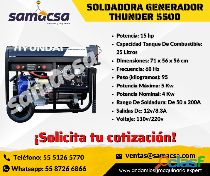 Samacsa Soldador generador THUNDER