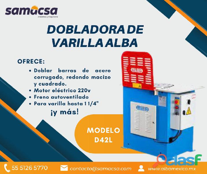 Samacsa Dobladora de Varilla varias capacidades Alba