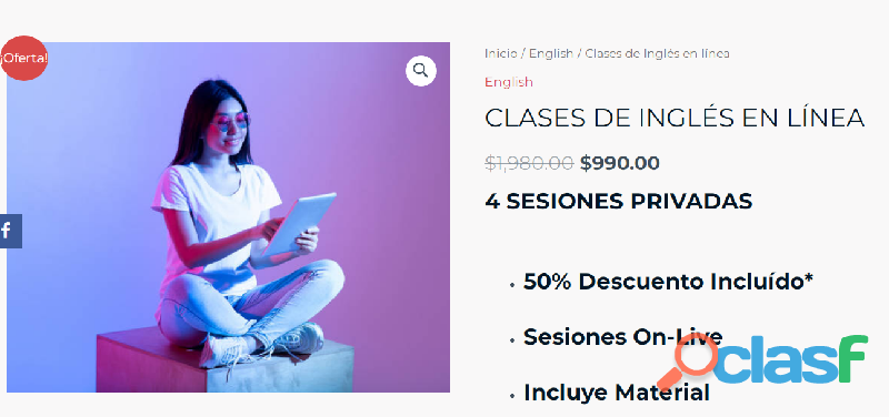 CLASES DE INGLÉS EN LÍNEA