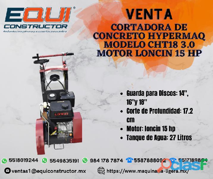Venta de cortadora de concreto loncin 15 hp en Puebla