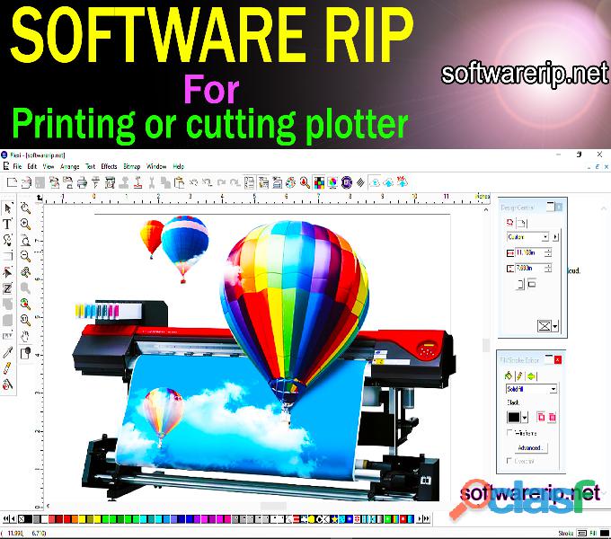 Software Rip Flexisign, Cadlink, Acrorip, Wasatch, Full