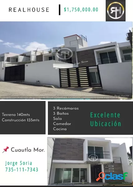 Casa en Cuautla Morelos.