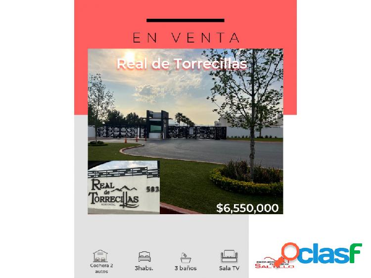 CASA EN VENTA REAL DE TORRECILLAS $6,550,000