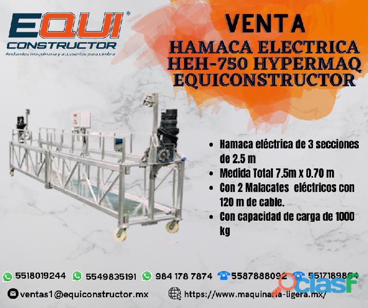 Venta de Hamaca Eléctrica HEH 750 Hypermaq EquiConstructor.