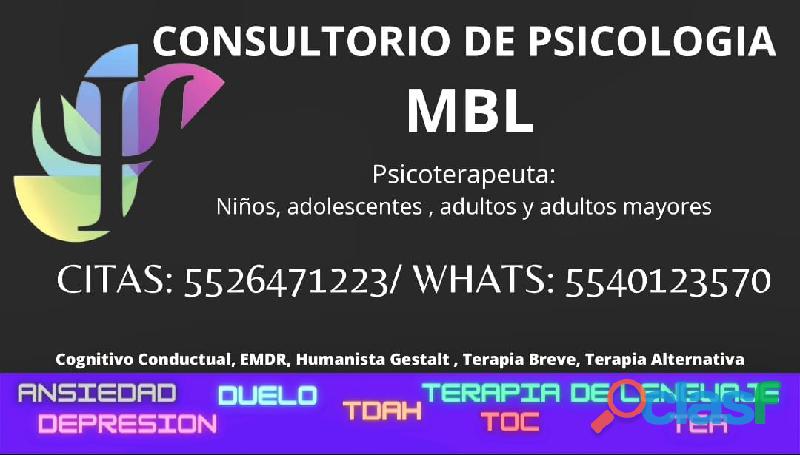 Consultorio de Psicología MBL