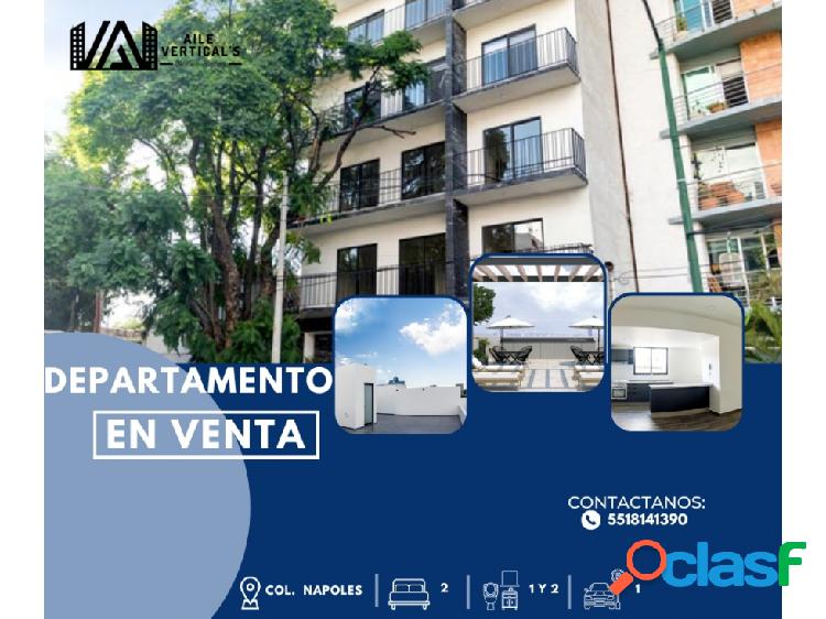 PRECIOSO DEPARTAMENTO EN VENTA ZONA NAPOLES