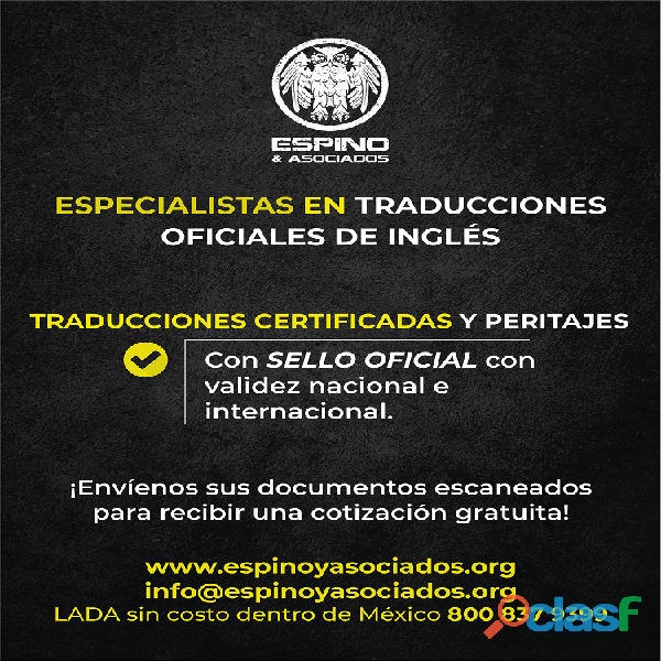 Peritos traductores y traducciones oficiales y certificadas