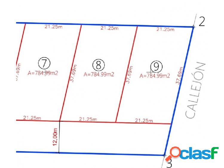 02841 SE VENDE TERRENO CON EXCELENTE UBICACIÓN EN