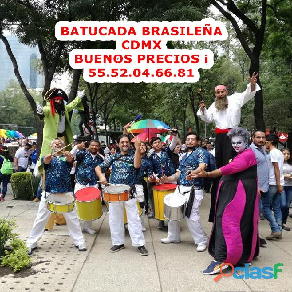 BATUCADA BRASILEÑA PARA LA MARCHA DEL ORGULLO GAY CDMX BUEN