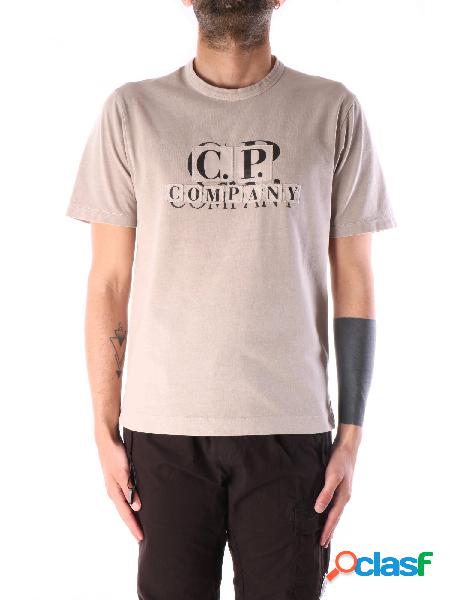 C.P. COMPANY T-shirt Manica Corta Uomo Grigio