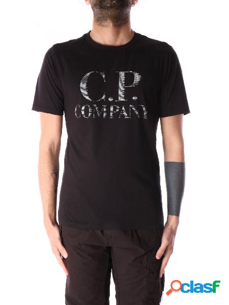 C.P. COMPANY T-shirt Manica Corta Uomo Nero