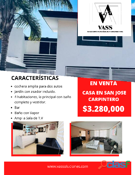 Casa en San José Carpintero