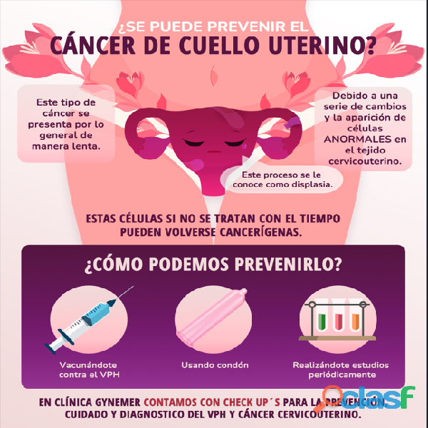 ¿Cómo prevenir el cáncer de CUELLO UTERINO?