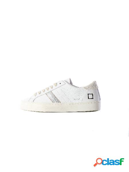 D.A.T.E. Sneakers Basse Donna Bianco/avorio