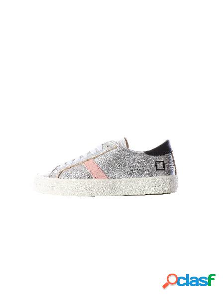 D.A.T.E. Sneakers Basse Donna Silver