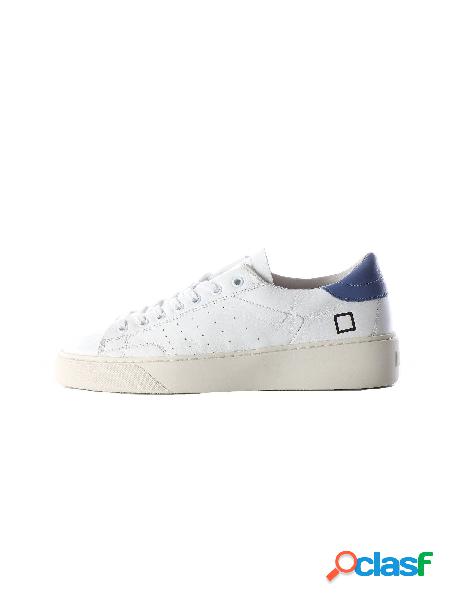 D.A.T.E. Sneakers Basse Uomo Bianco/blu